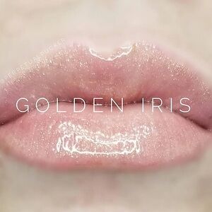 Lipsense Golden Iris Moisturizing Lip Gloss NEW Gold Shimmer Glossy Finish